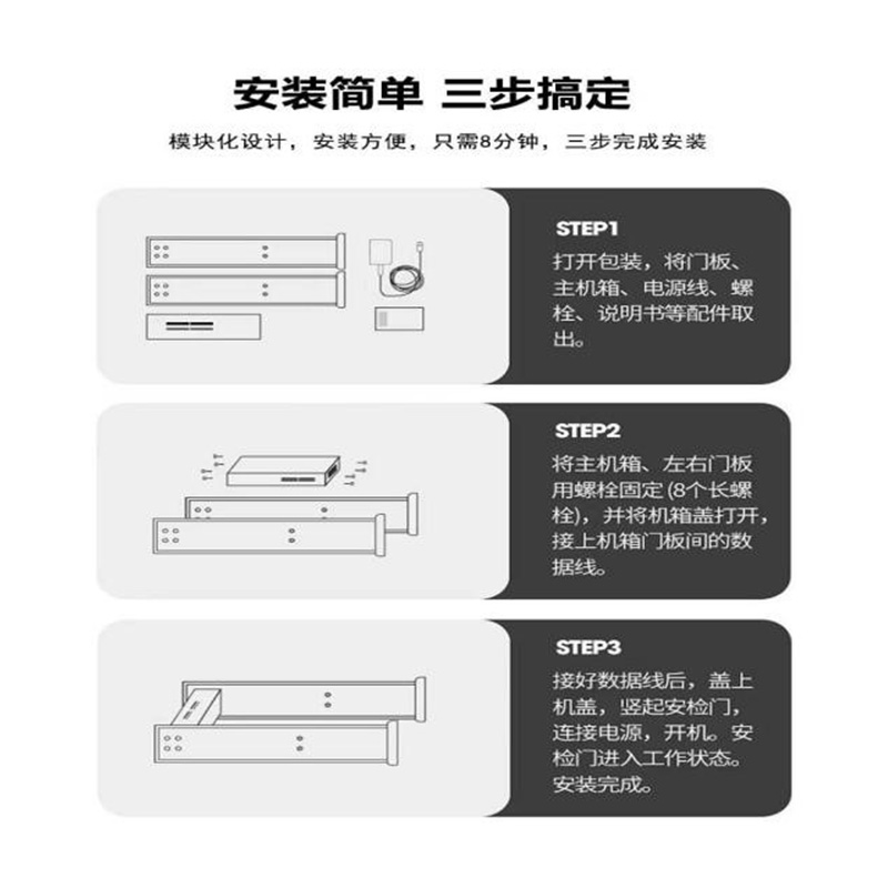 金屬測(cè)溫安檢門(mén)801JT